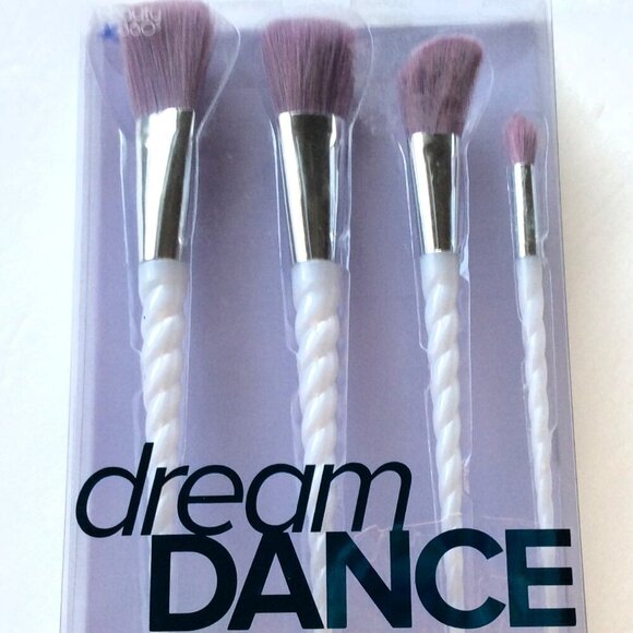 BEAUTY 360 4 PC DREAM DANCE UNICORN MAKE UP BRUSH SET - Picture 1 of 7